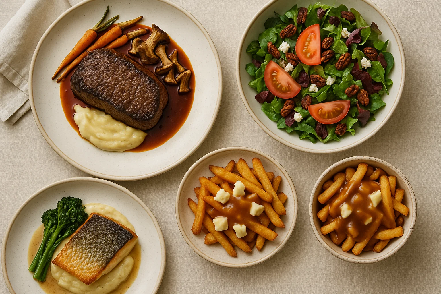 Chicken Run menu overview